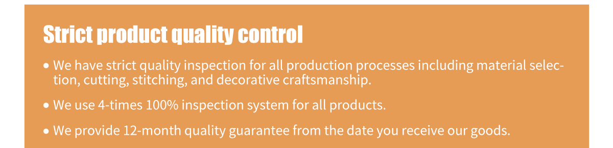 Controle rigoroso da qualidade do produto