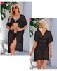 Sexy Hollow Knit Beach Out Holiday Toups Tops Crochet Bikini Beach Coverning Up Women's Tunic