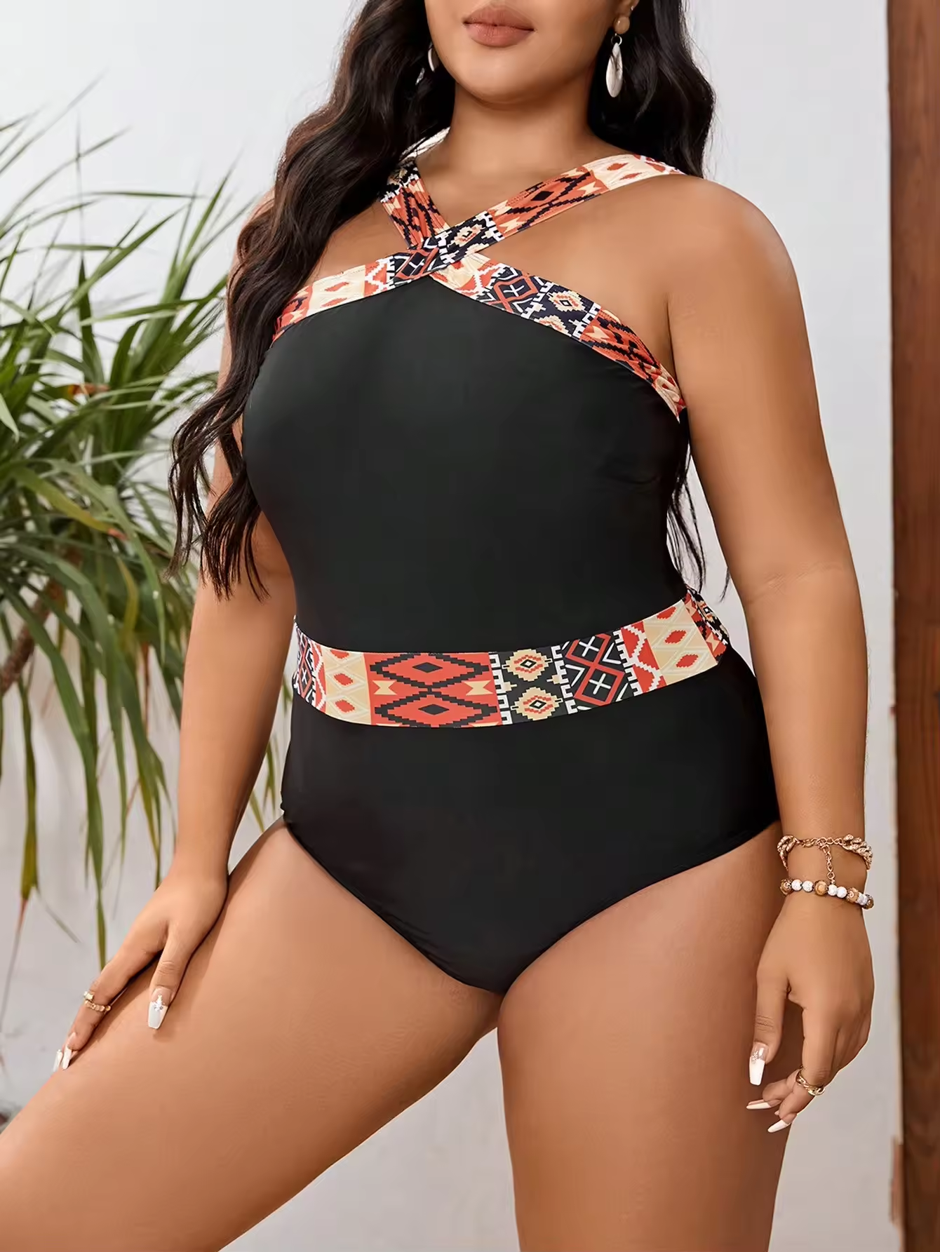 Plus Size Swimwear Afutes Hot Beachwear
