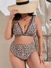 Design personalizado Biquíni de roupas de banho de duas peças para mulheres gordas na cintura alta desgaste de natação