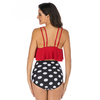 Ternos de banho femininos Ternos de banho em bloco colorido Slimmingwear Tomme Control One Piece Swimsuits