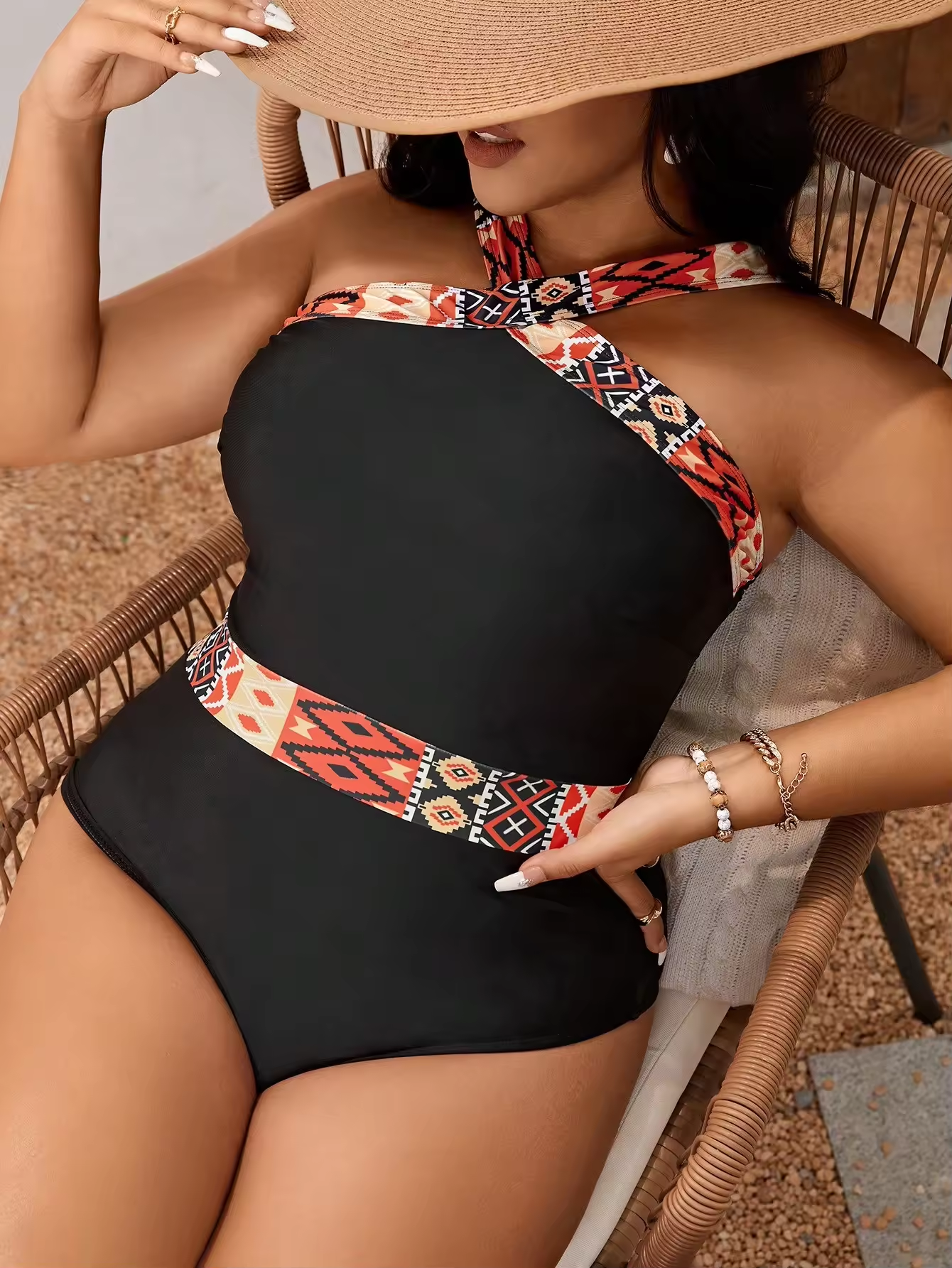 Plus Size Swimwear Afutes Hot Beachwear