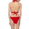 Mulheres com arecal de aro de arco de arco plus size tankini praia