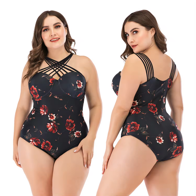 Plus Size Women One Piece Swimwear & Beachwear