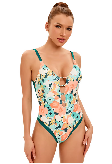 Bikinis sexy de maiô personalizado de duas peças suítes de banho fora de moda de banho