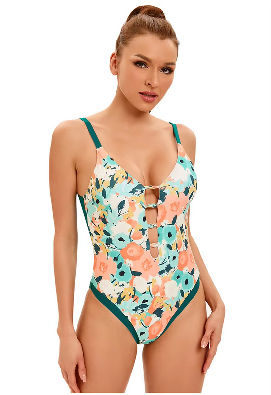 Bikinis sexy de maiô personalizado de duas peças suítes de banho fora de moda de banho