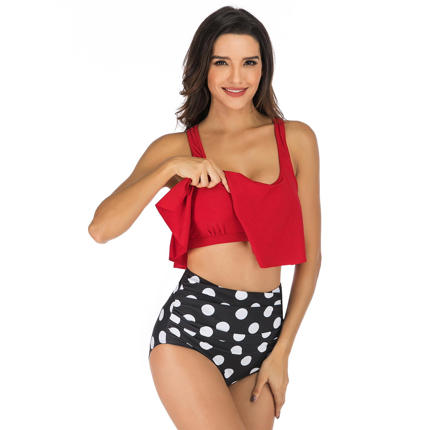 Ternos de banho femininos Ternos de banho em bloco colorido Slimmingwear Tomme Control One Piece Swimsuits