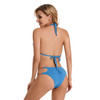 Moda de fábrica de fábrica personalizada TEMBRAS TEXTURAS DE TEXTURAS DE CORA NYLON TECRADA DE FATO DE BEAÇÃO BIKINI MULHER
