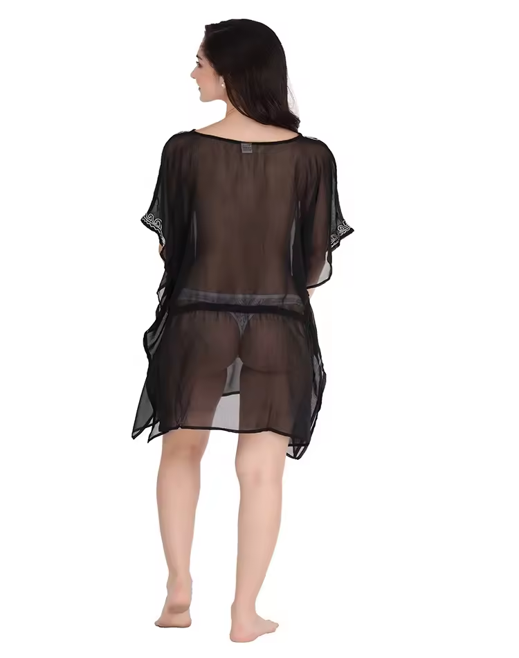 Novo design bordado em estilo elegante lantejous kaftan caftan top woman blusa um tamanho