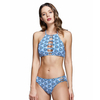 Mulheres HALTER SEXY BIKINI SAWINGSuit de maiô de duas peças de maiô de maiô