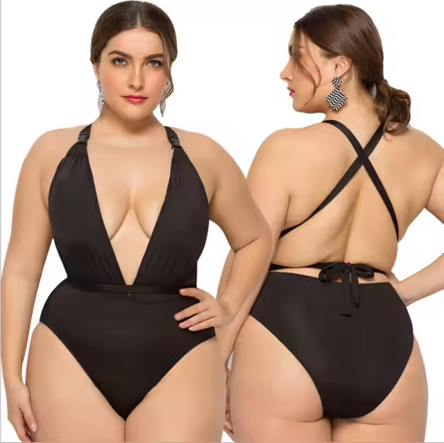 Sexy Swimwear Ladies Monkini Luxury Plus Size Swim Swim One Piece Bikinis for Fat Women