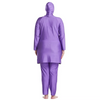 PLUS TAMANHO MUNIMIM SWIRO UM BURKINIS TAPE DO BAIO DE BAIO DE BAIO Cobertura completa de roupas de banho muçulmanas